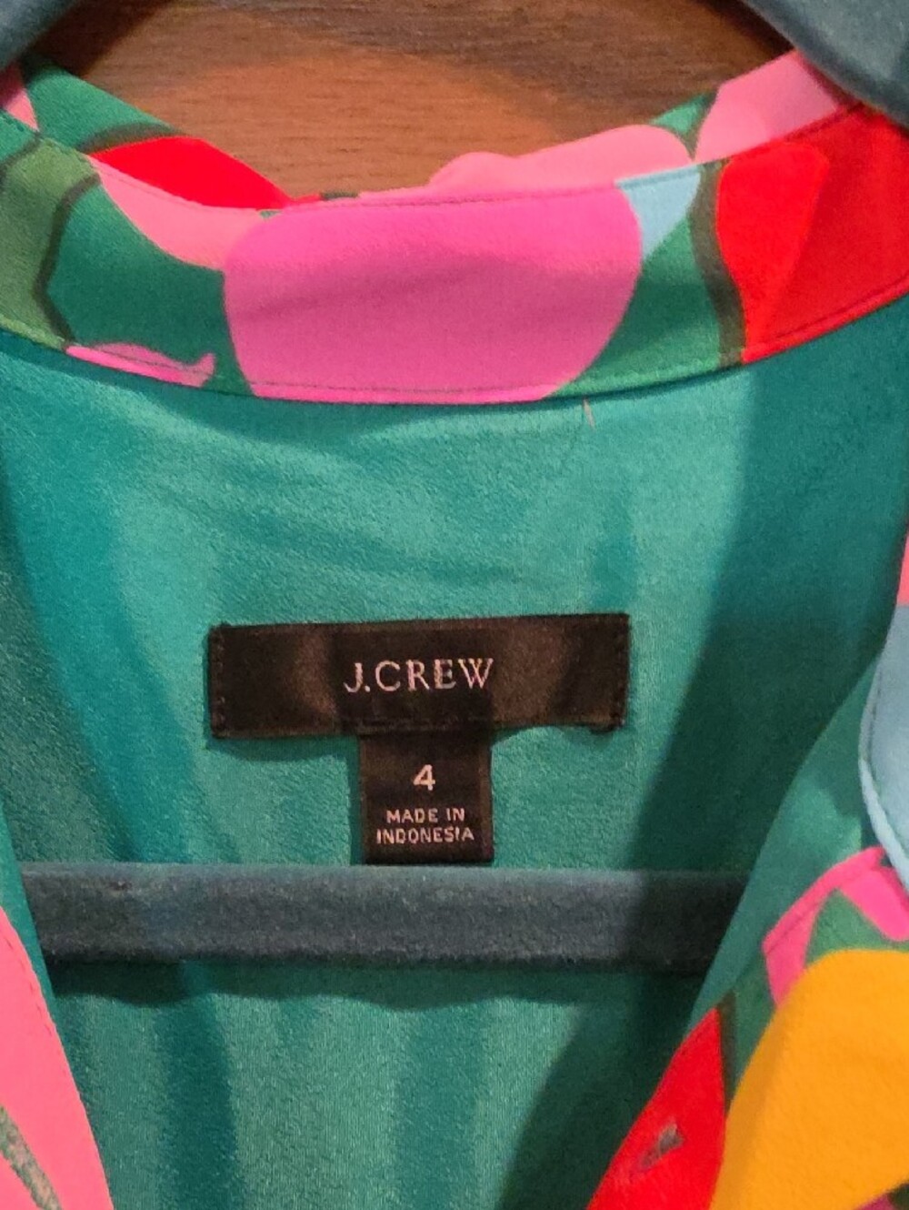 J. Crew Sleeveless Midi Dress in Teal, Pink and Orange Floral - Picture 5 of 6